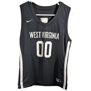 West Virginia Mountaineers Basketball Jersey Womens M Black 00 Nike